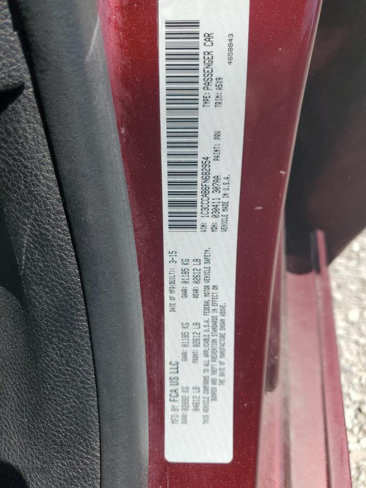 2015 Chrysler 200 Limited VIN: 1C3CCCAB6FN682954 Lot: 80442395