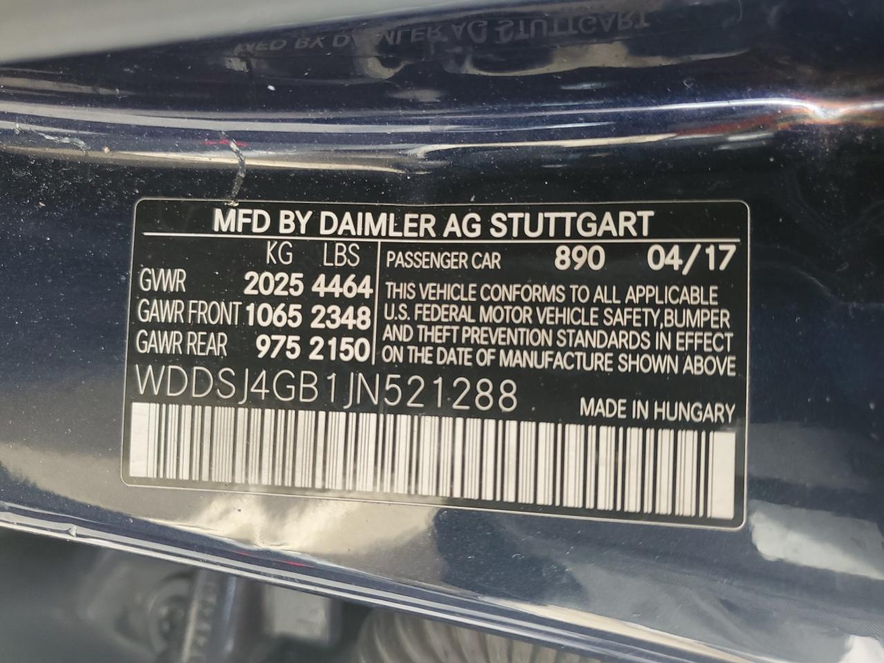 2018 Mercedes-Benz Cla 250 4Matic VIN: WDDSJ4GB1JN521288 Lot: 81725045