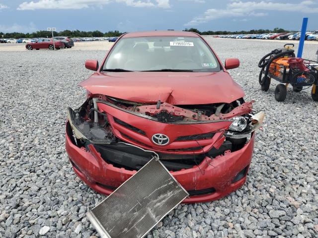  TOYOTA COROLLA 2012 Czerwony