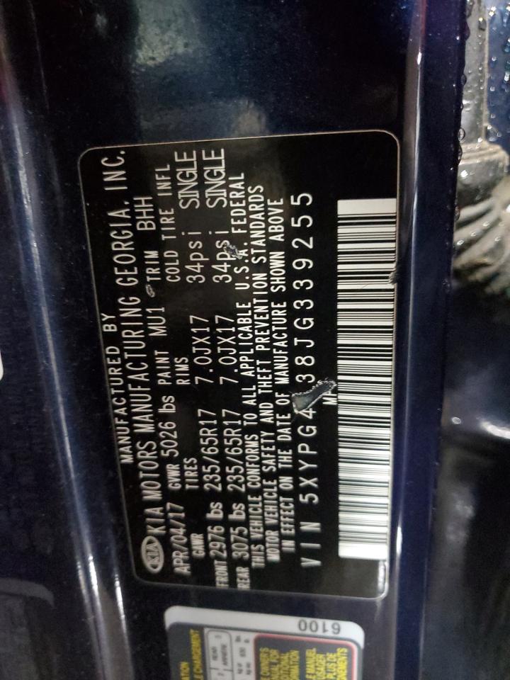 2018 Kia Sorento Lx VIN: 5XYPG4A38JG339255 Lot: 84227625