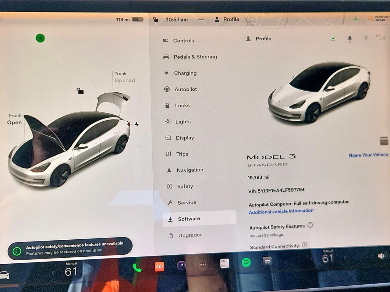 2020 Tesla Model 3 VIN: 5YJ3E1EA4LF597794 Lot: 83844175