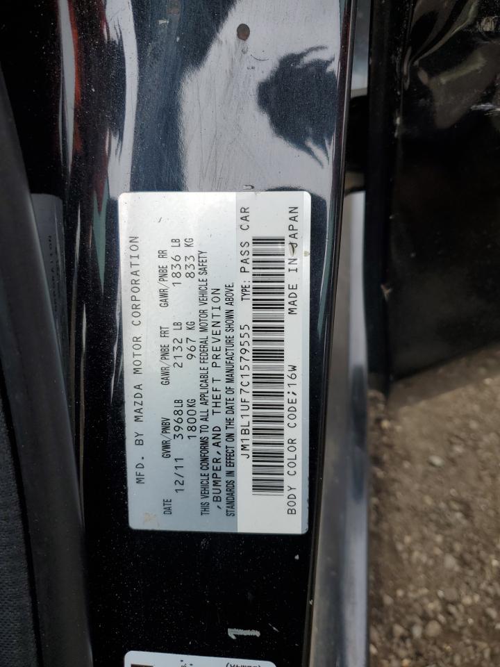 2012 Mazda 3 I VIN: JM1BL1UF7C1579555 Lot: 80438525