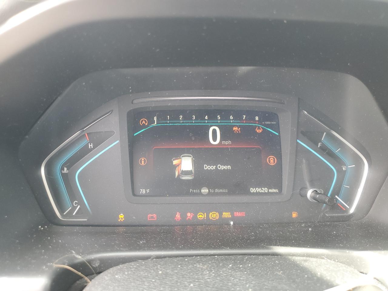 2022 Honda Odyssey Touring VIN: 5FNRL6H80NB027655 Lot: 80301625