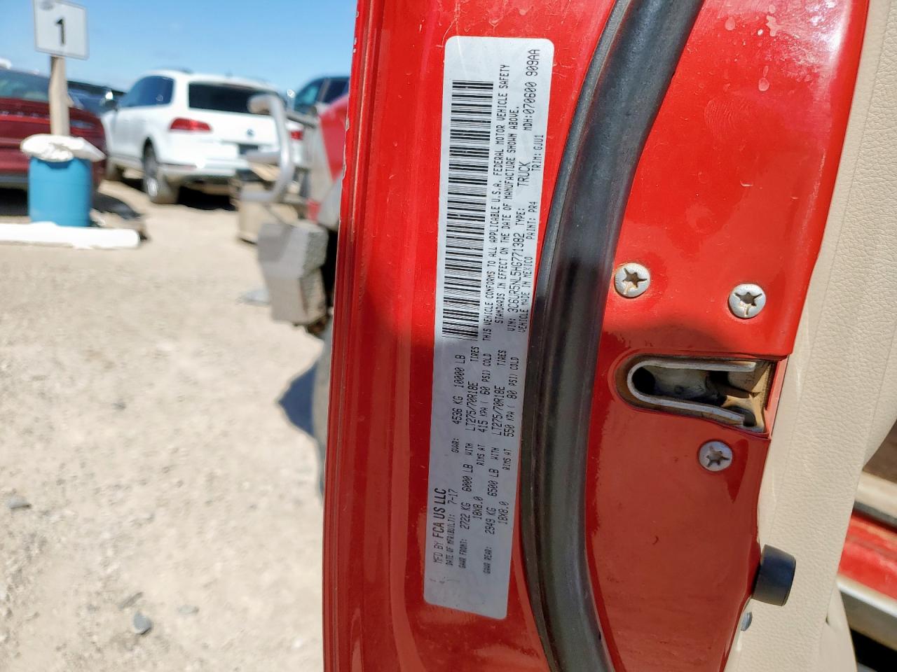 2017 Ram 2500 Laramie VIN: 3C6UR5NL5HG771382 Lot: 81685595