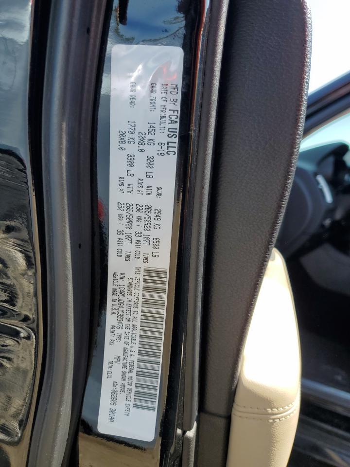 2018 Dodge Durango Gt VIN: 1C4RDJDG4JC393476 Lot: 71658795