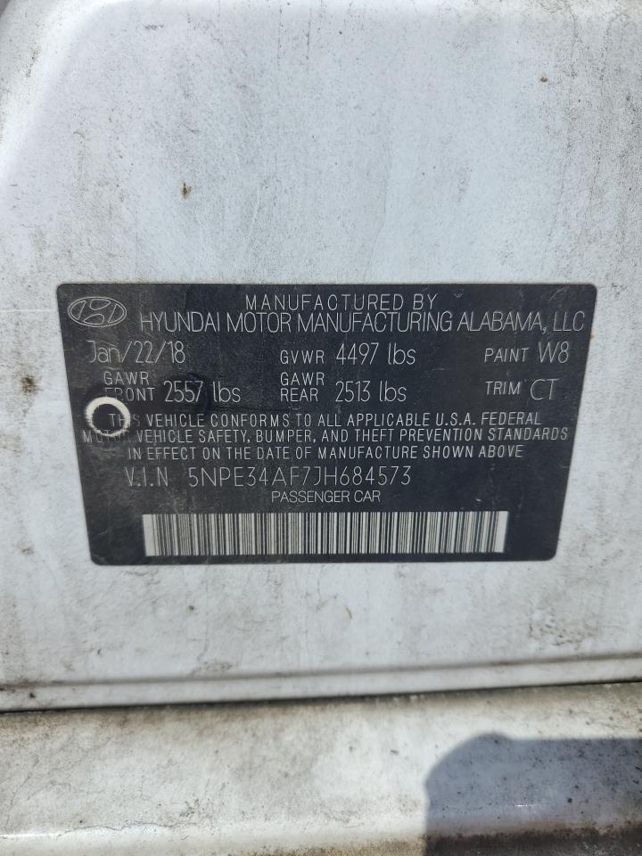 2018 Hyundai Sonata Sport VIN: 5NPE34AF7JH684573 Lot: 81430815