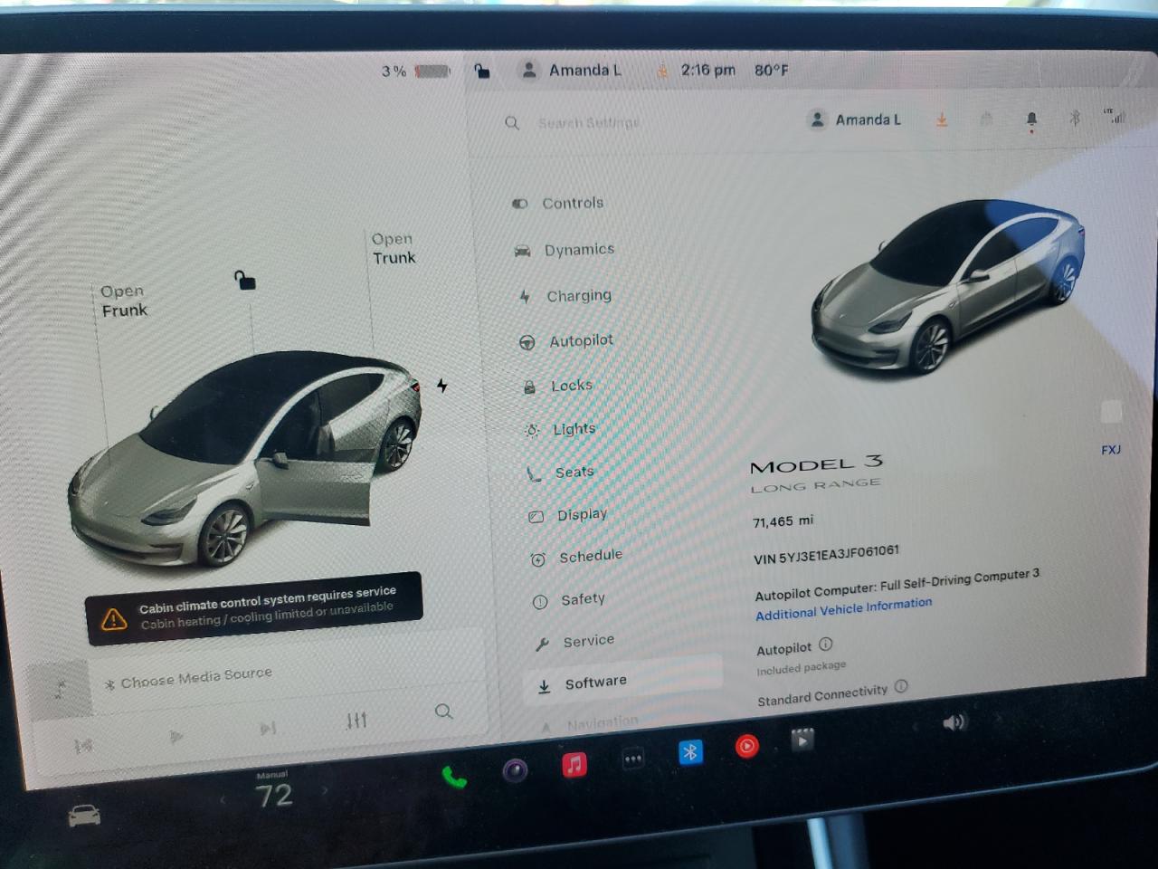 2018 Tesla Model 3 VIN: 5YJ3E1EA3JF061061 Lot: 81924505