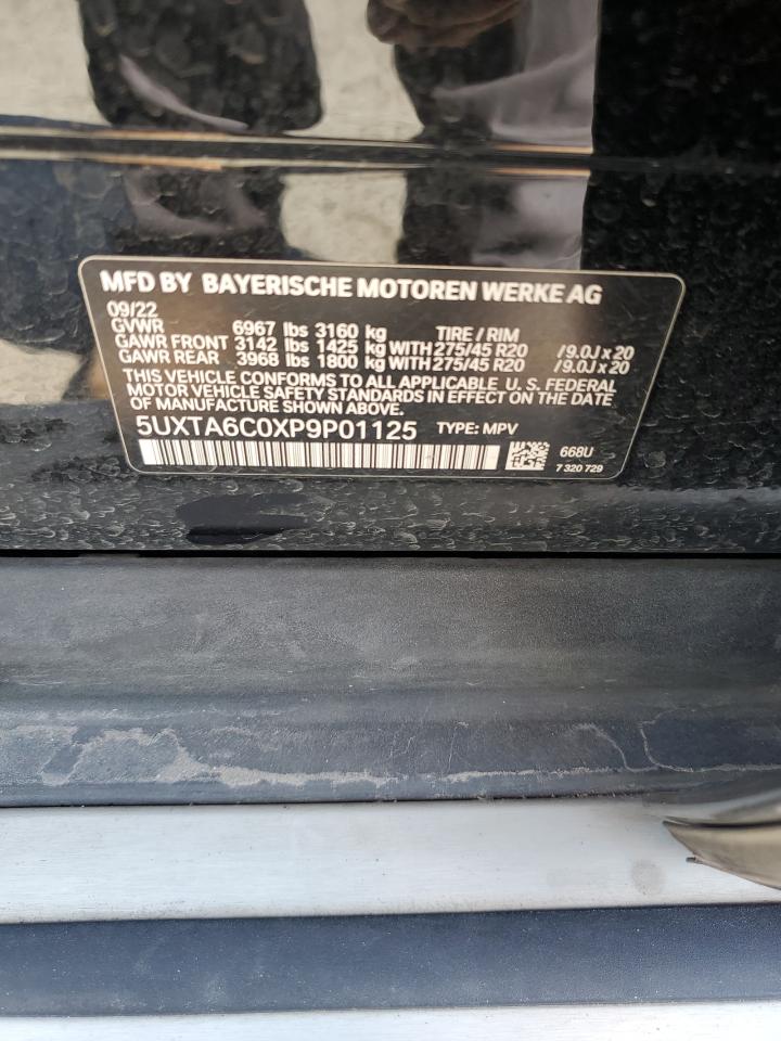 2023 BMW X5 xDrive45E VIN: 5UXTA6C0XP9P01125 Lot: 84457915