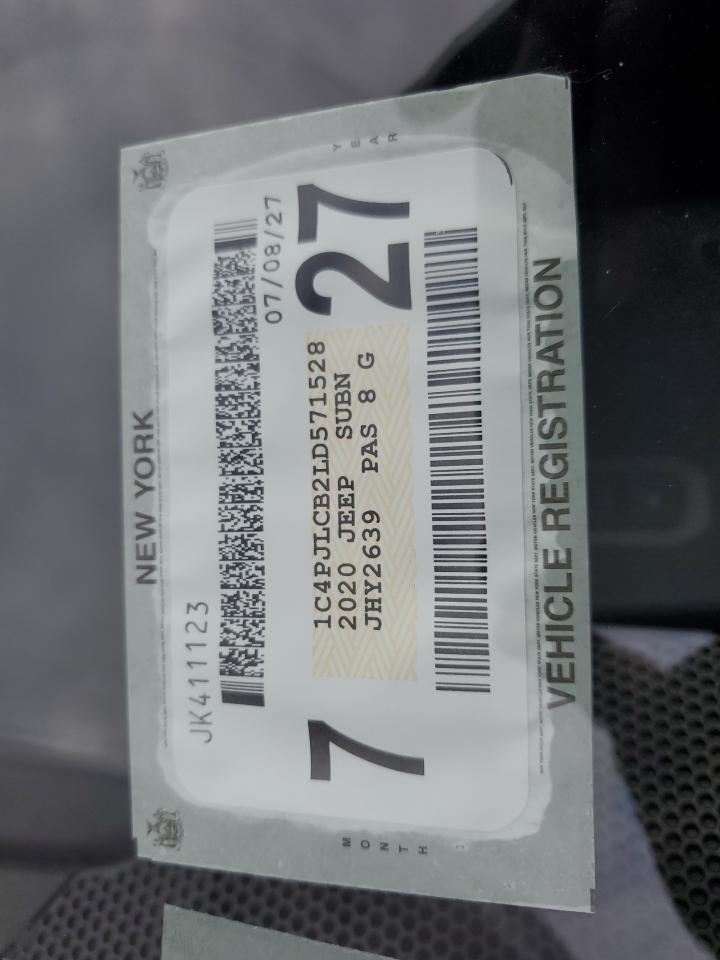 2020 Jeep Cherokee Latitude VIN: 1C4PJLCB2LD571528 Lot: 83775485