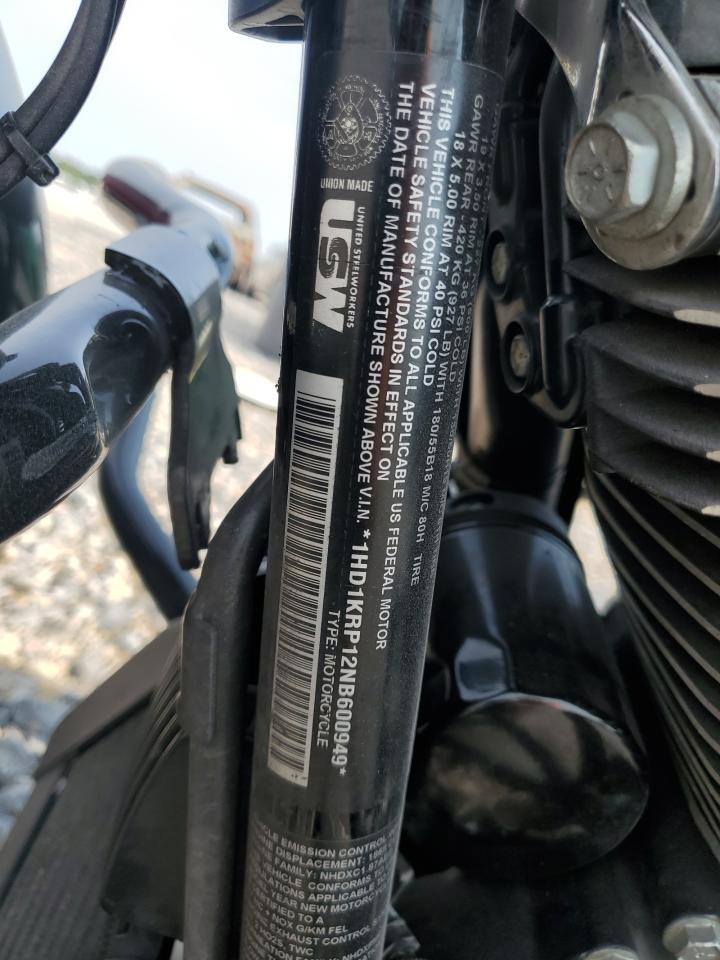 2022 Harley-Davidson Flhxs VIN: 1HD1KRP12NB600949 Lot: 71152545