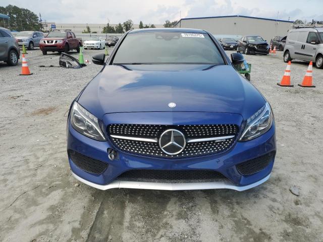  MERCEDES-BENZ C-CLASS 2017 Синий