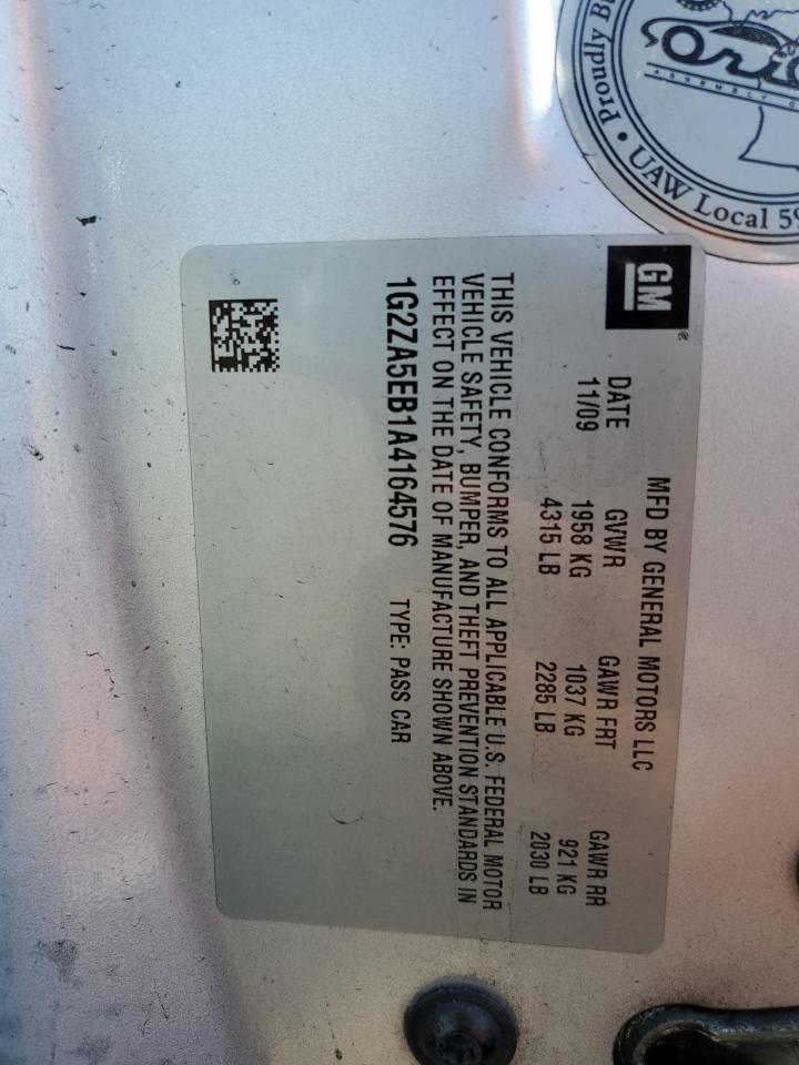 2010 Pontiac G6 VIN: 1G2ZA5EB1A4164576 Lot: 70951775