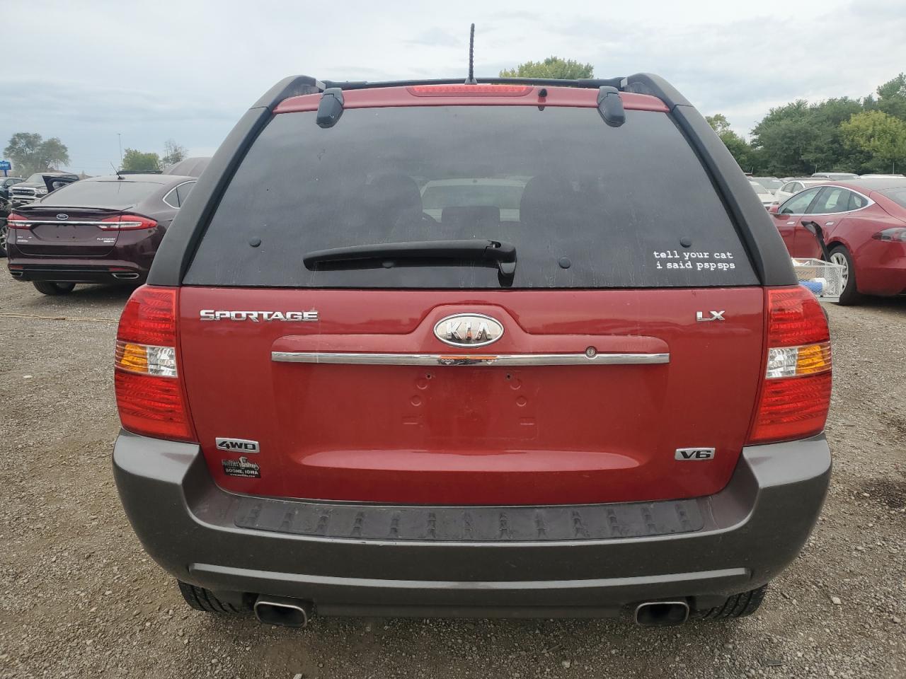 2008 Kia Sportage Ex VIN: KNDJE723X87540979 Lot: 72058585