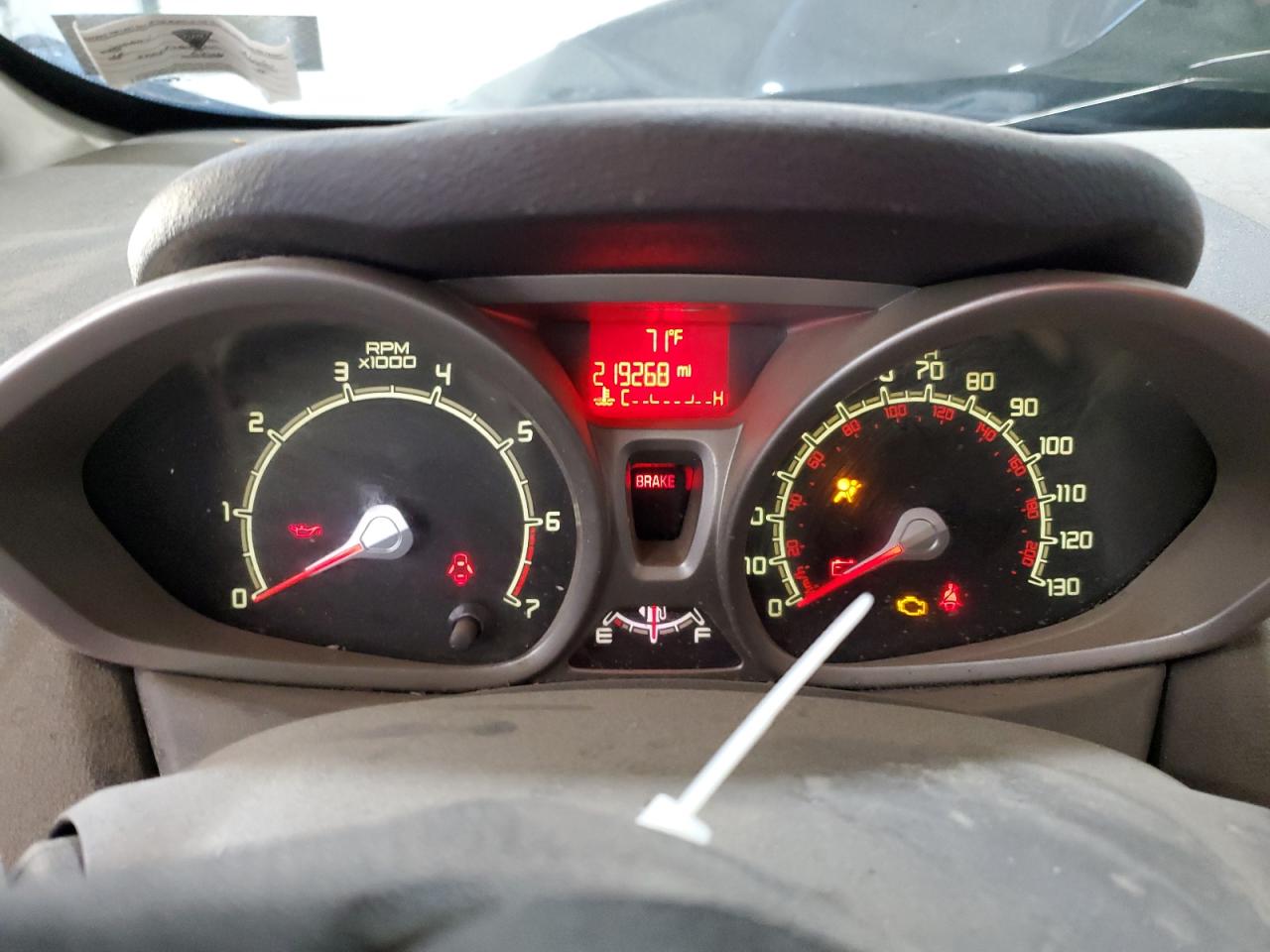 2013 Ford Fiesta Se VIN: 3FADP4BJ6DM119965 Lot: 80007075