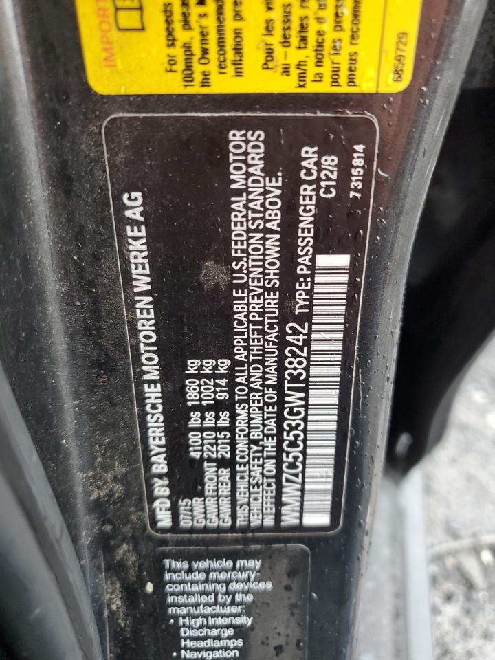 2016 Mini Cooper S Countryman VIN: WMWZC5C53GWT38242 Lot: 84237095