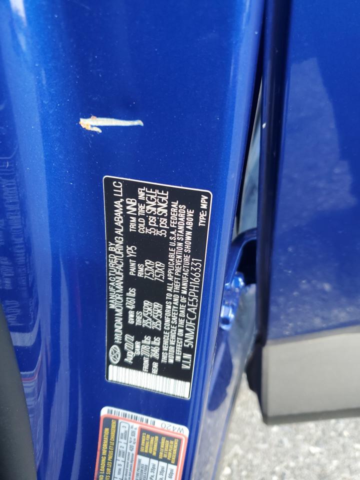 2023 Hyundai Tucson Sel VIN: 5NMJFCAE5PH166331 Lot: 84397595