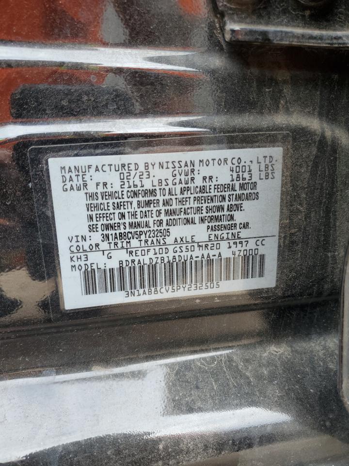 2023 Nissan Sentra Sv VIN: 3N1AB8CV5PY232505 Lot: 81443045