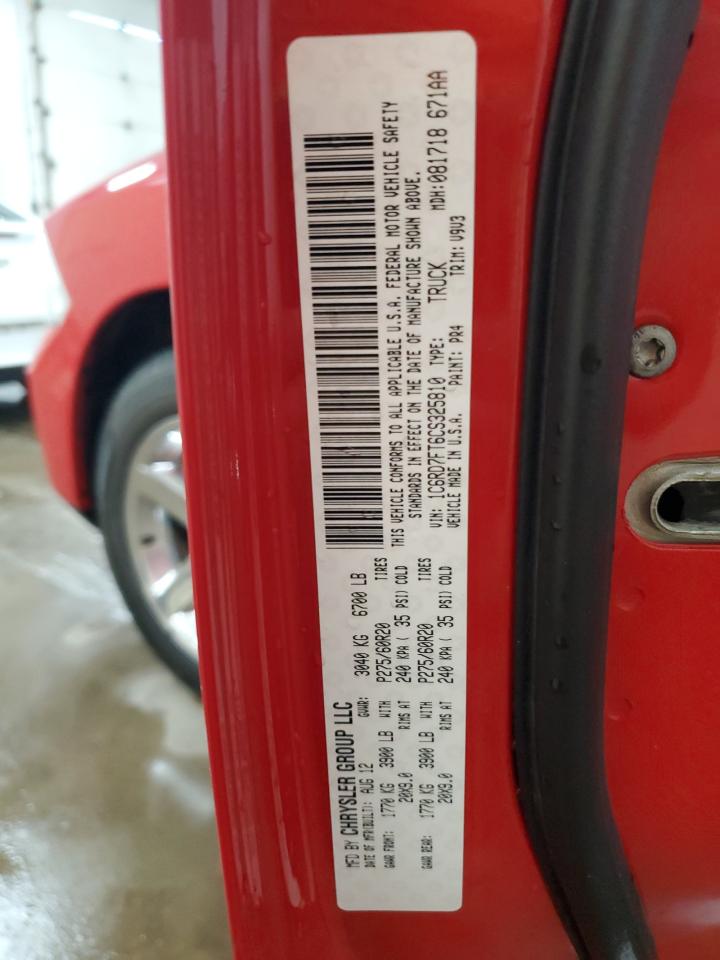 2012 Dodge Ram 1500 St VIN: 1C6RD7FT6CS325810 Lot: 80260715
