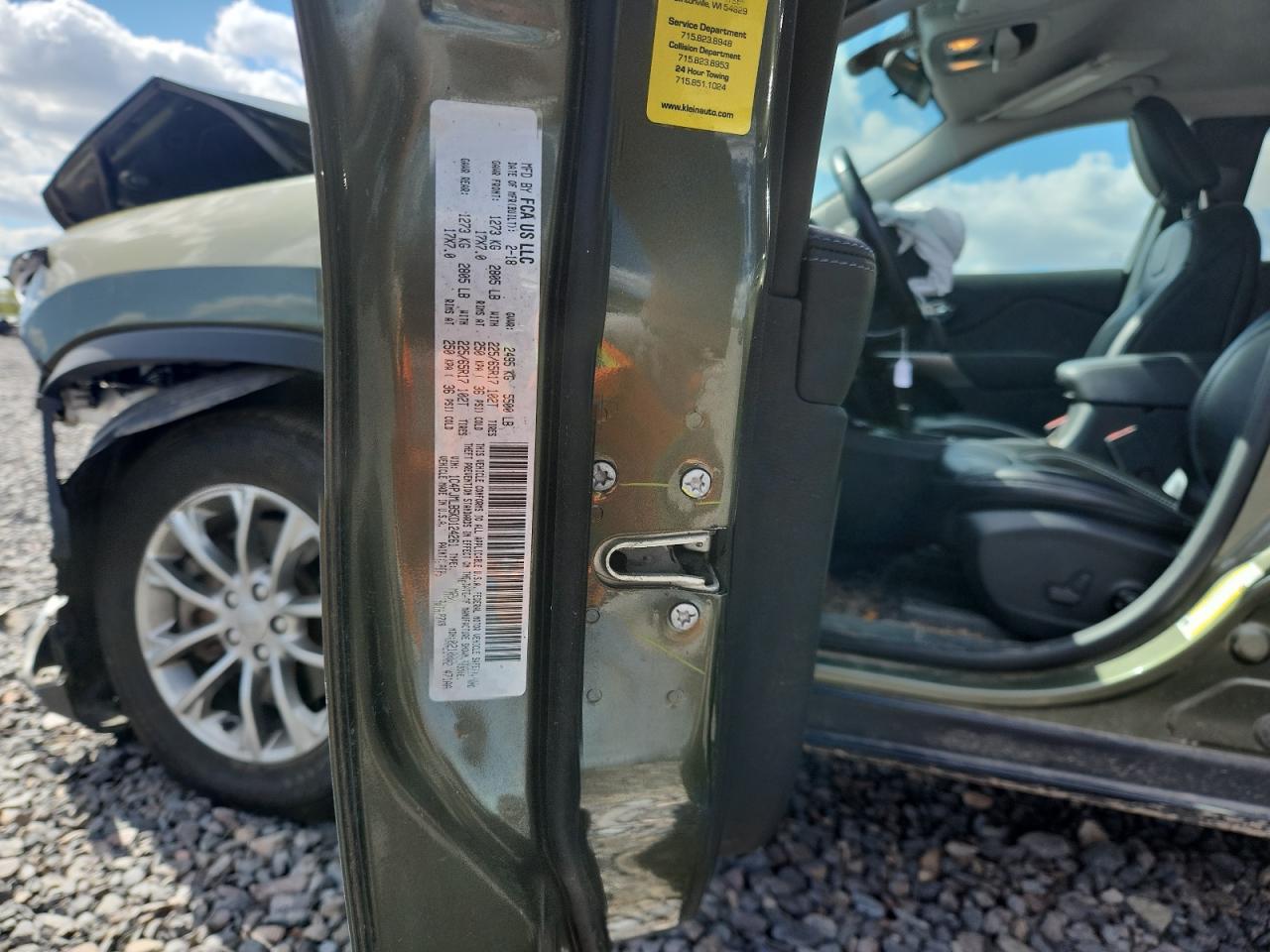 2019 Jeep Cherokee Latitude Plus VIN: 1C4PJMLB5KD124261 Lot: 84047135