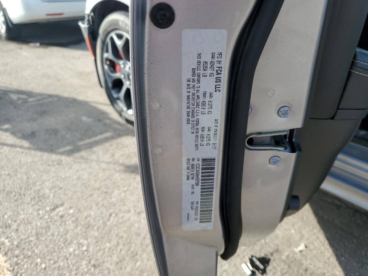 2017 Chrysler 300 S VIN: 2C3CCAGG0HH597580 Lot: 72094375