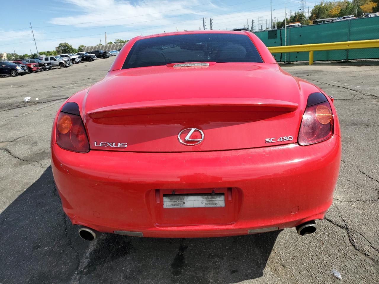 2002 Lexus Sc 430 VIN: JTHFN48Y420012862 Lot: 84610715