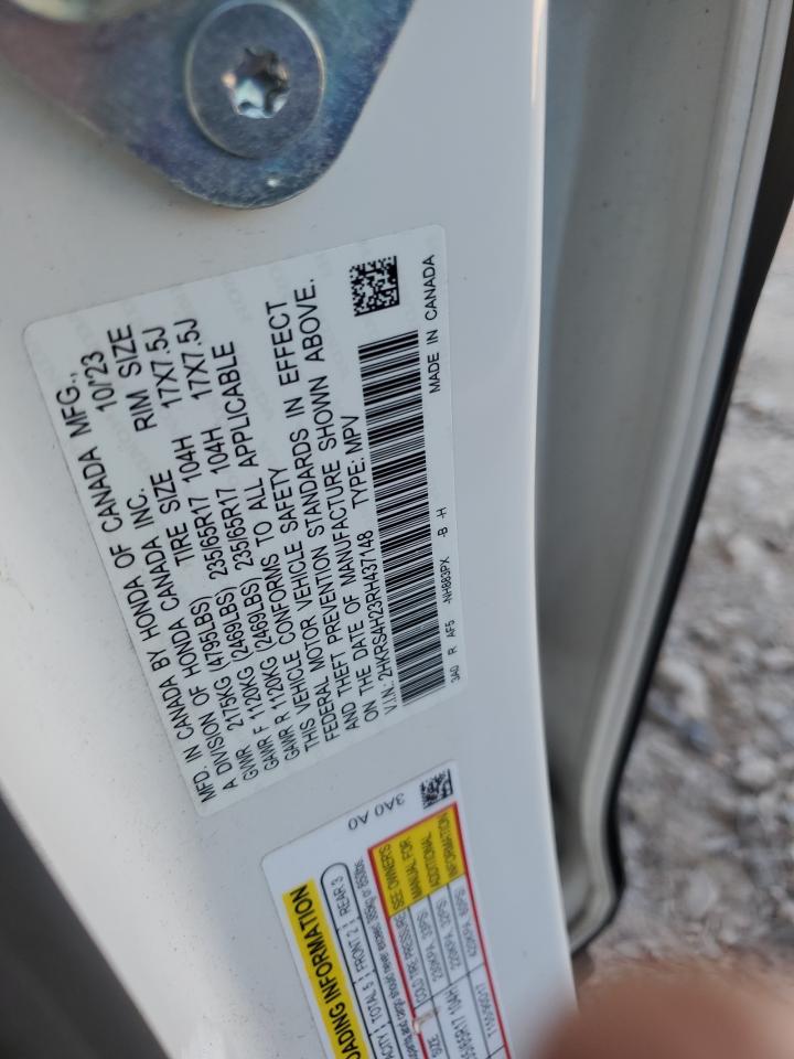 2024 Honda Cr-V Lx VIN: 2HKRS4H23RH437148 Lot: 84038425