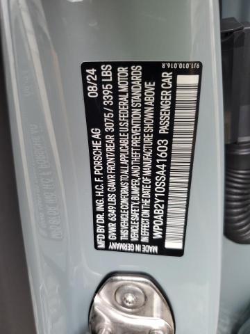 2025 PORSCHE TAYCAN 4S  