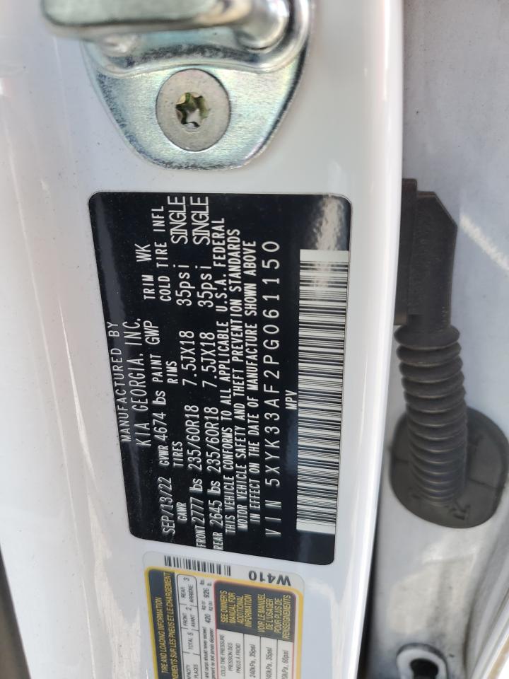 2023 Kia Sportage Ex VIN: 5XYK33AF2PG061150 Lot: 80750415