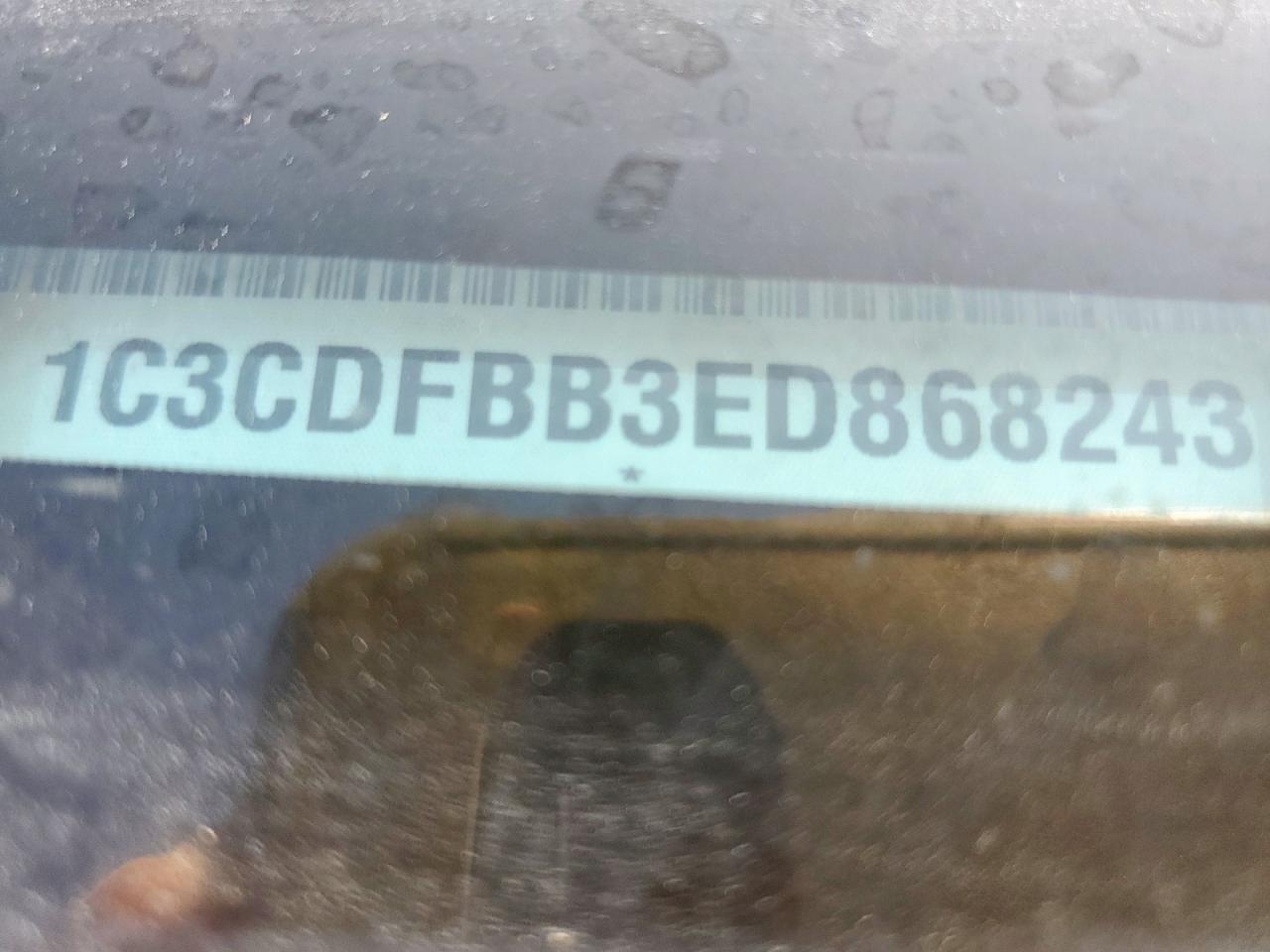 2014 Dodge Dart Sxt VIN: 1C3CDFBB3ED868243 Lot: 71824585