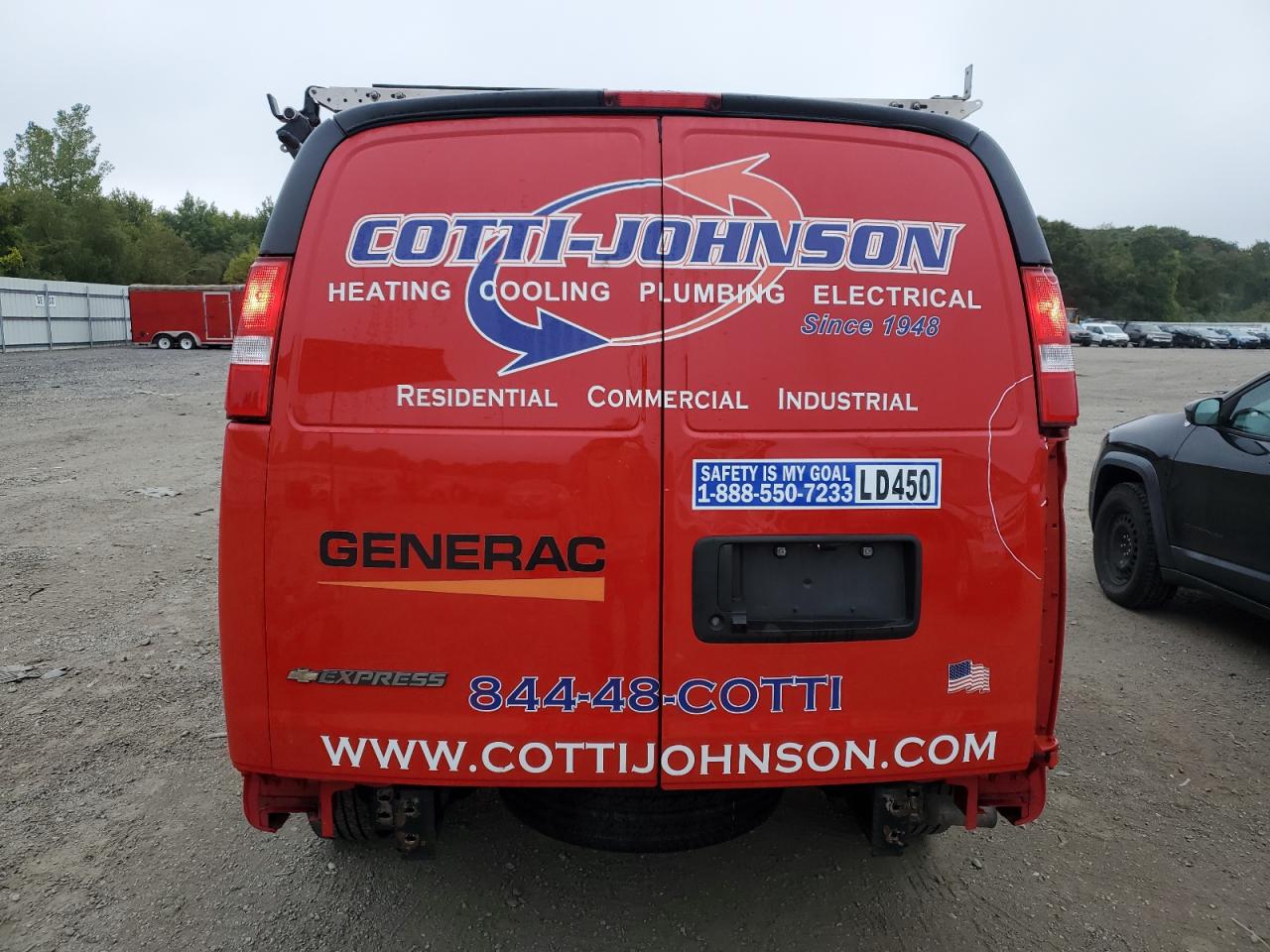 2023 Chevrolet Express G2500 VIN: 1GCWGAFP6P1259550 Lot: 80640975