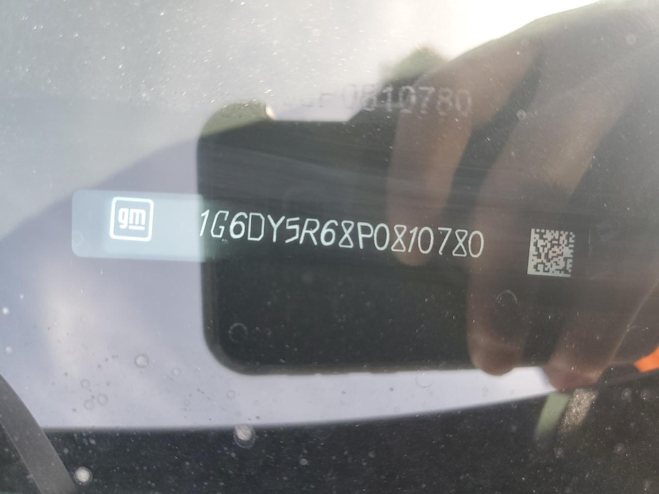 2023 Cadillac Ct5-V Blackwing VIN: 1G6DY5R68P0810780 Lot: 81687775