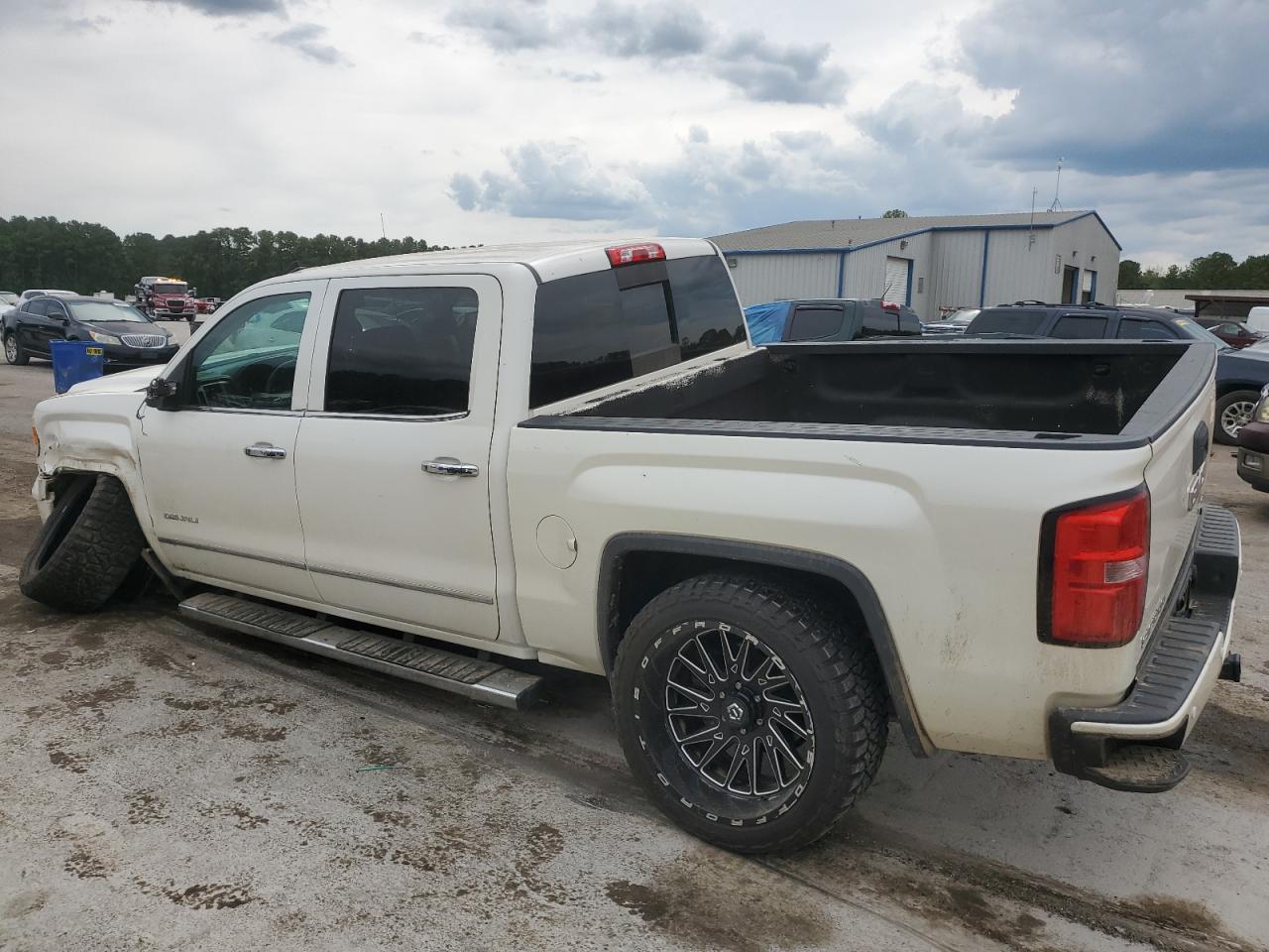 2014 GMC Sierra K1500 Denali white other gasoline 3GTU2WEC7EG405177 photo #3