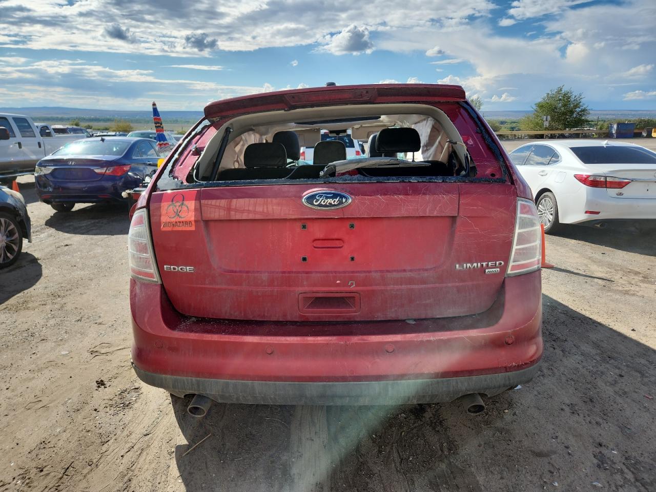 2008 Ford Edge Limited VIN: 2FMDK49C58BB45475 Lot: 81739105