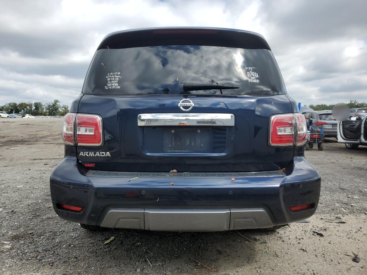 2019 Nissan Armada Sv VIN: JN8AY2NC7KX510596 Lot: 80029455
