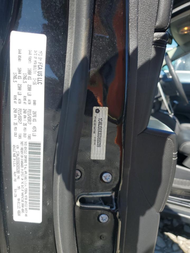 2016 Jeep Compass Latitude VIN: 1C4NJDEB3GD655289 Lot: 72045825