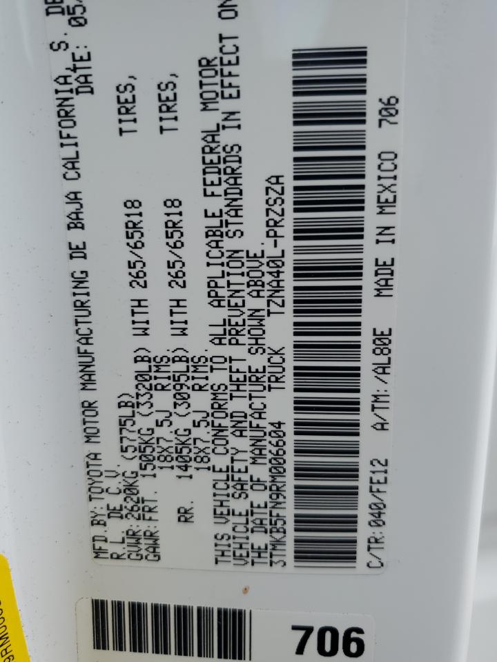 2024 Toyota Tacoma Double Cab VIN: 3TMKB5FN9RM006604 Lot: 81750445