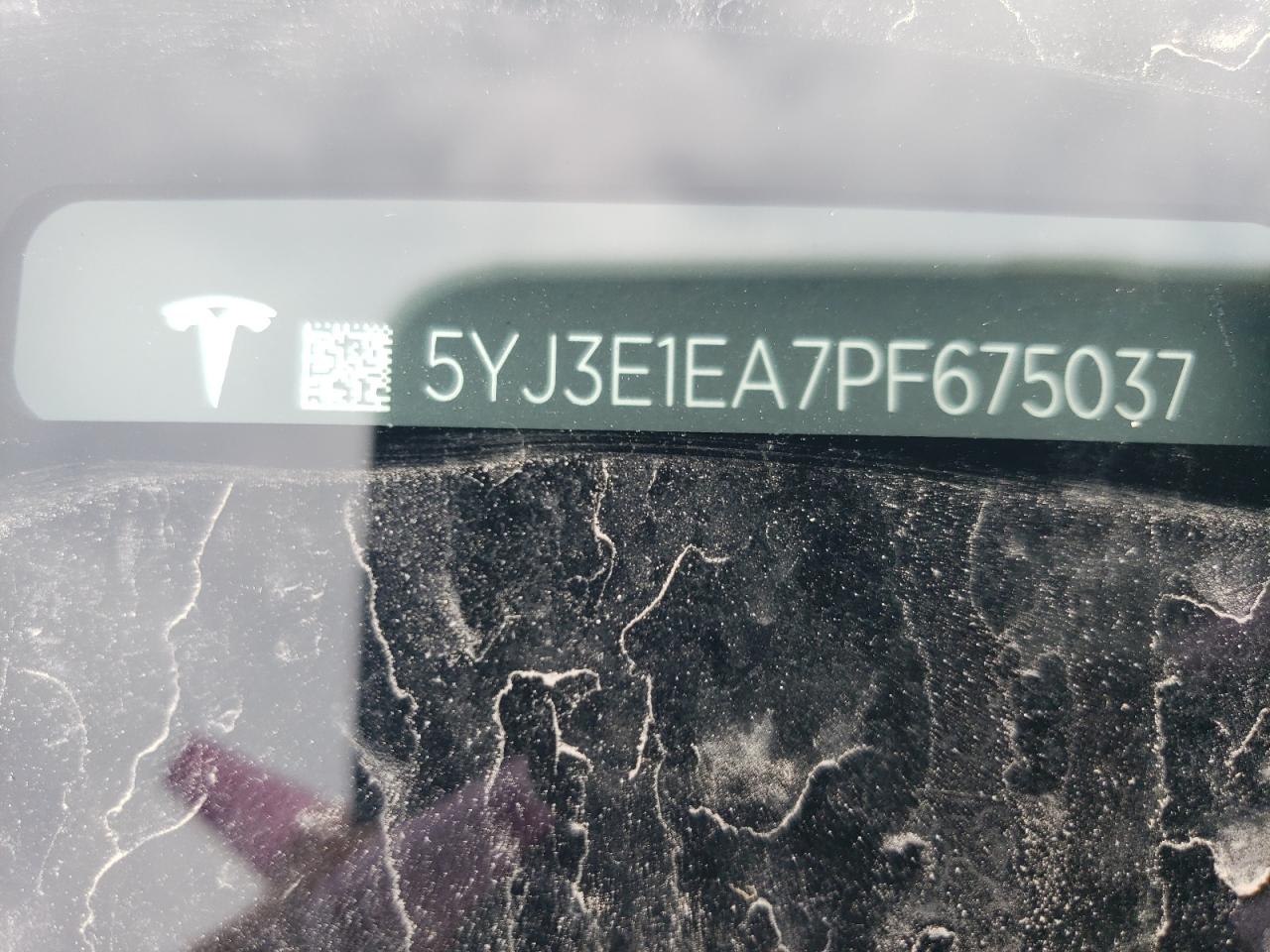 2023 Tesla Model 3 VIN: 5YJ3E1EA7PF675037 Lot: 82067925