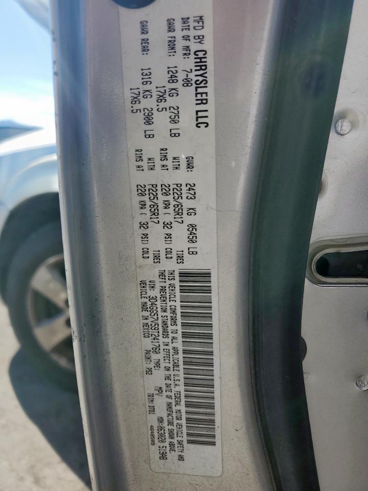 2009 Dodge Journey Sxt VIN: 3D4GG57V59T241760 Lot: 80456025