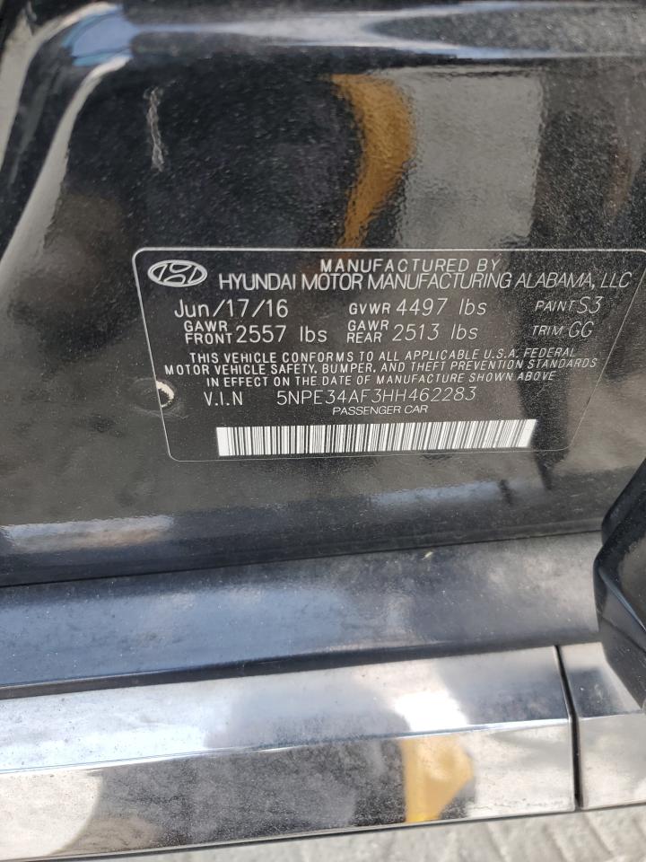 2017 Hyundai Sonata Sport VIN: 5NPE34AF3HH462283 Lot: 71800405