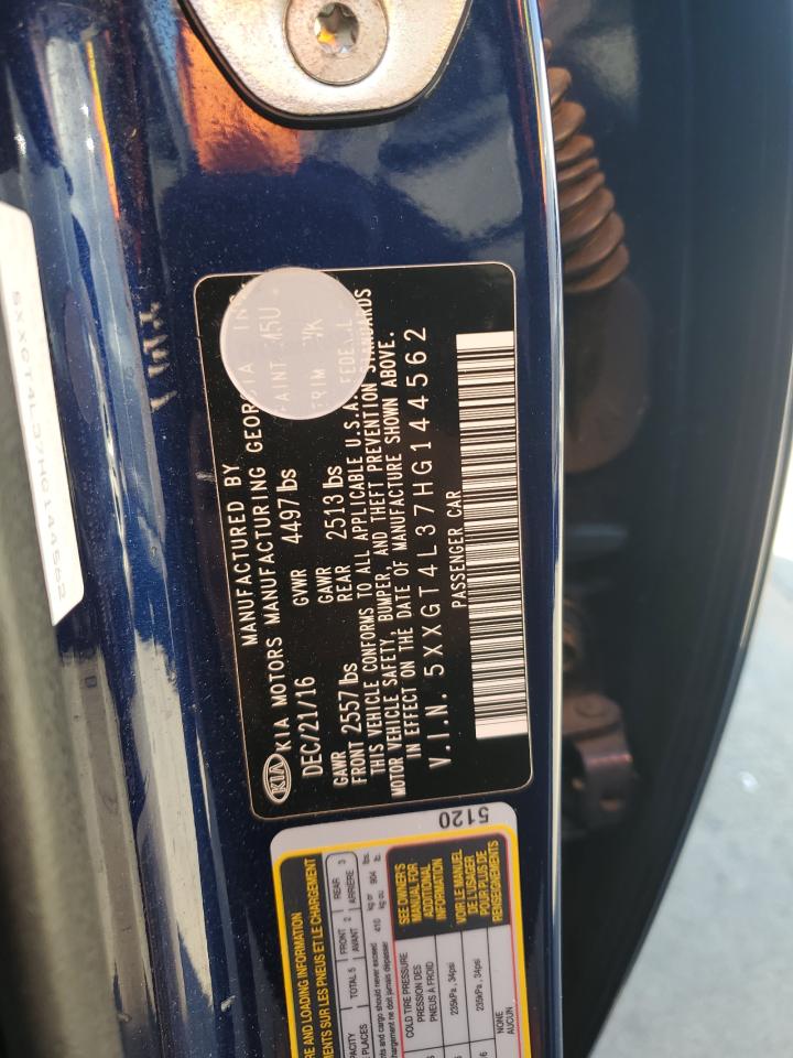 2017 Kia Optima Lx VIN: 5XXGT4L37HG144562 Lot: 81466435