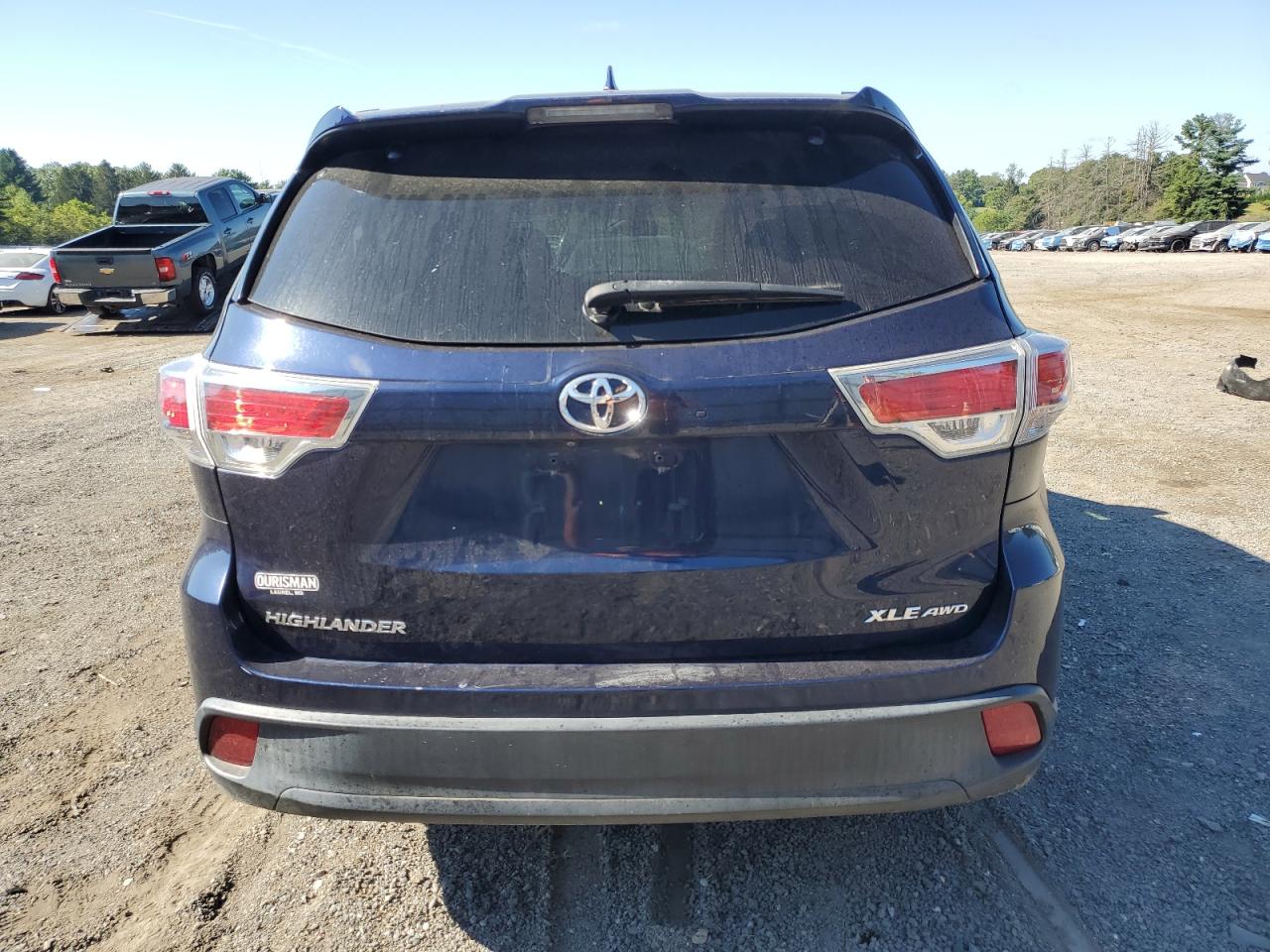 2014 Toyota Highlander Xle VIN: 5TDJKRFH4ES024449 Lot: 71677075
