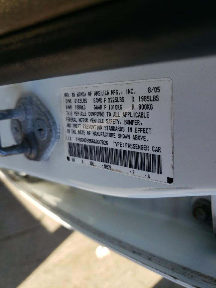 2006 Honda Accord Ex VIN: 1HGCM56866A007826 Lot: 80092745