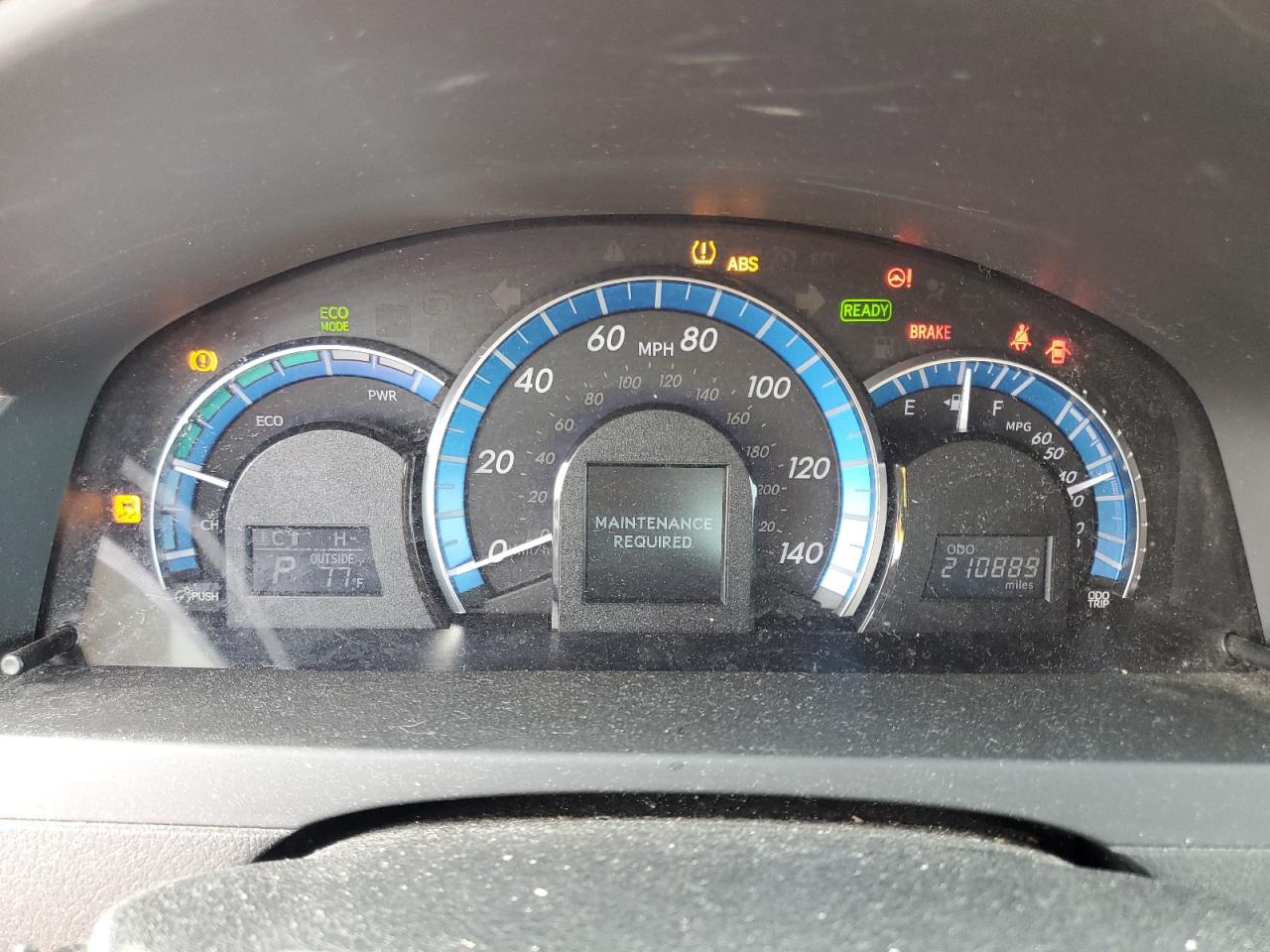 2012 Toyota Camry Hybrid VIN: 4T1BD1FK6CU022606 Lot: 84622915