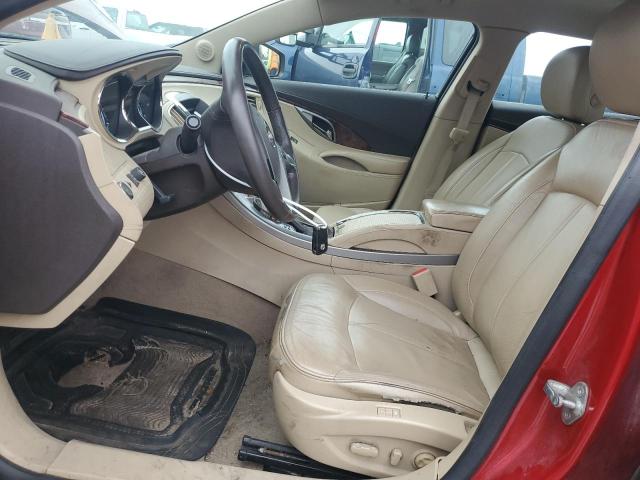 Sedans BUICK LACROSSE 2012 Czerwony