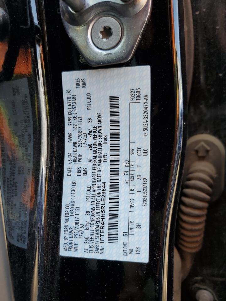 2024 Ford Ranger Xlt VIN: 1FTER4HH5RLE29644 Lot: 71611155