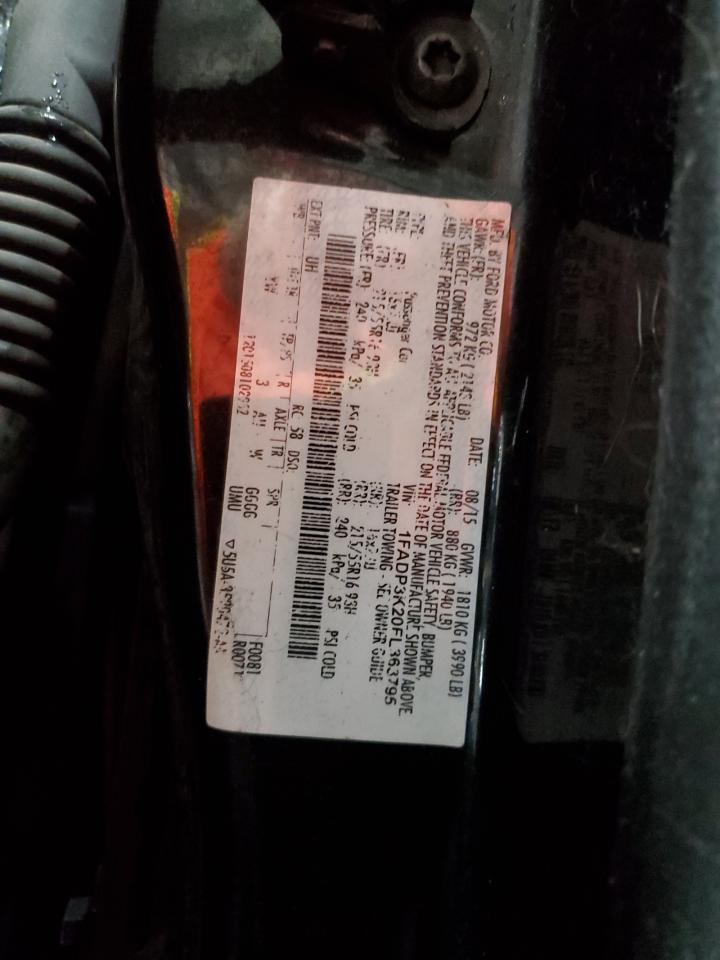 2015 Ford Focus Se VIN: 1FADP3K20FL363795 Lot: 84362395