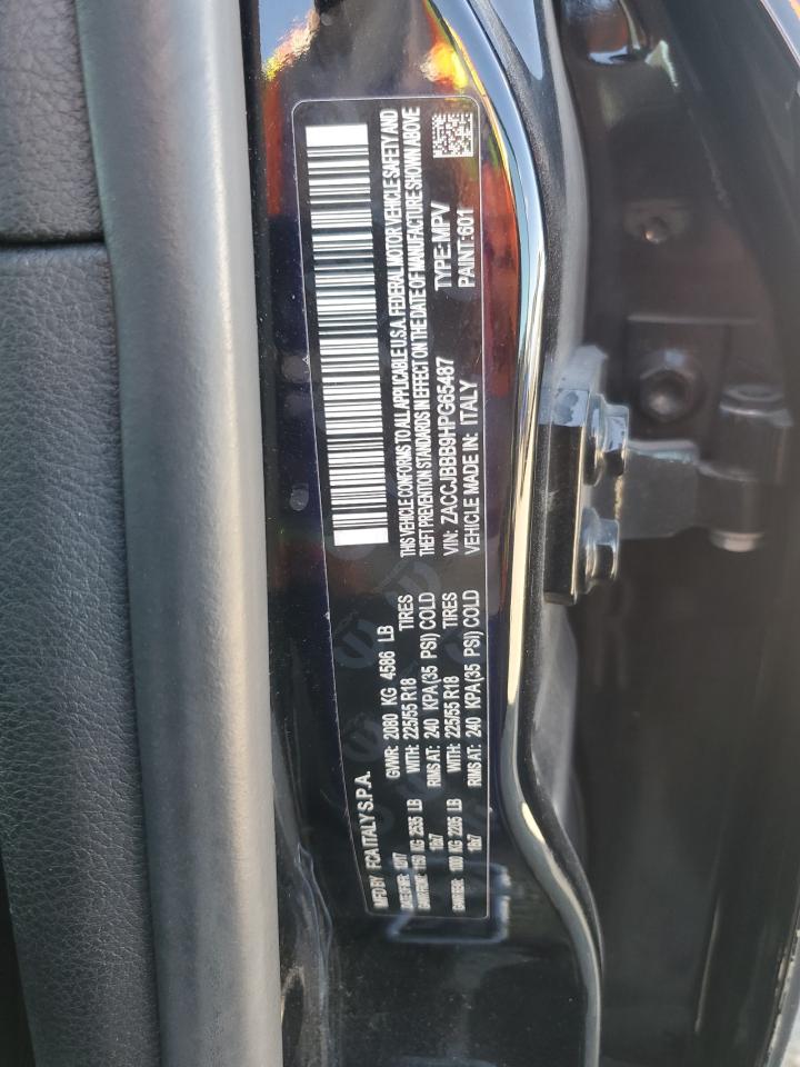 2017 Jeep Renegade Latitude VIN: ZACCJBBB9HPG65487 Lot: 71768235