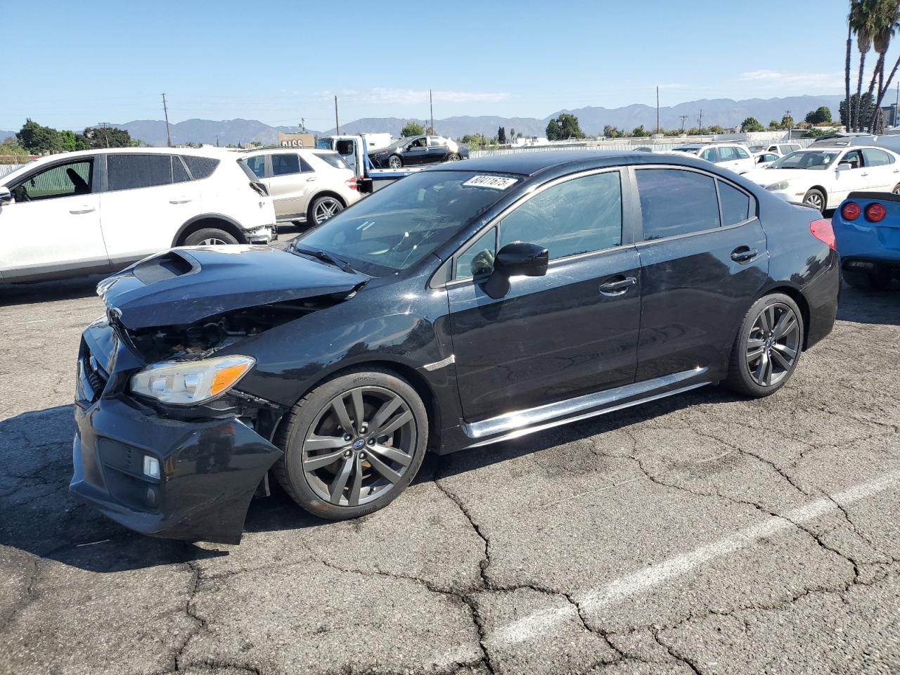 2017 Subaru Wrx Premium black null gas JF1VA1E64H8829601 photo #1