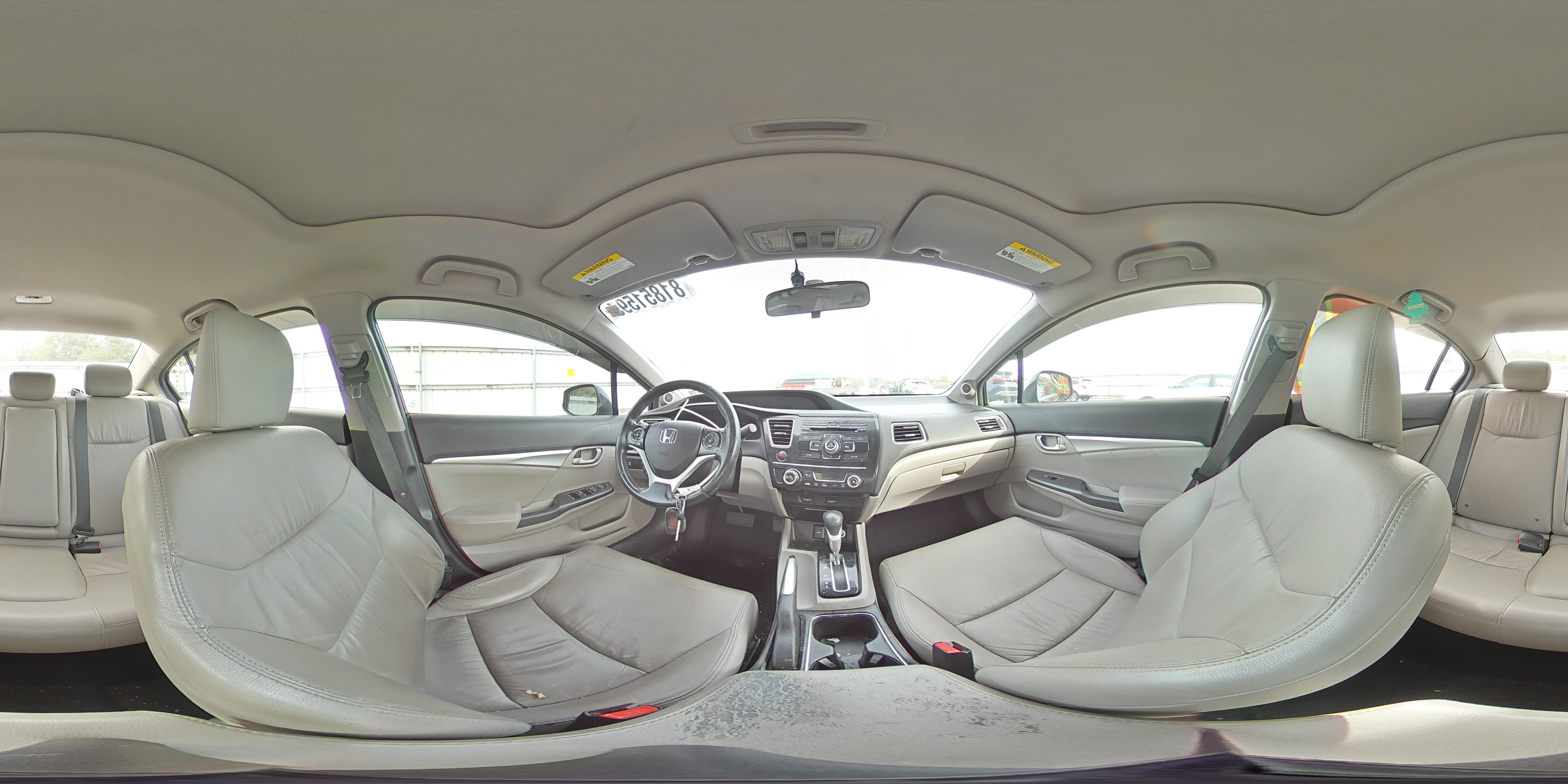 2013 Honda Civic Exl VIN: 2HGFB2F9XDH550783 Lot: 81851595