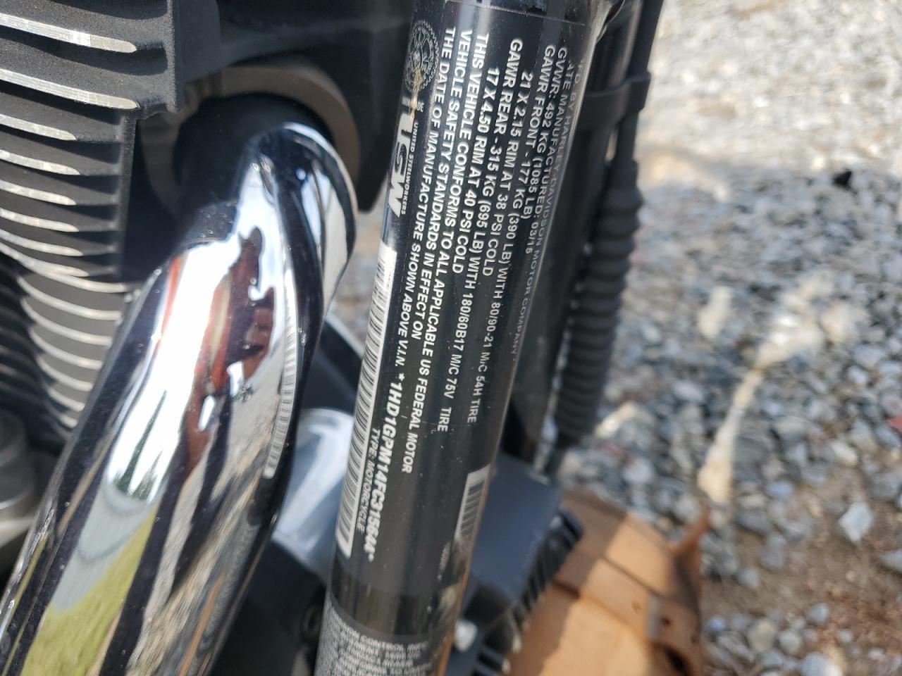 2015 Harley-Davidson Fxdwg Dyna Wide Glide VIN: 1HD1GPM14FC315644 Lot: 80616325